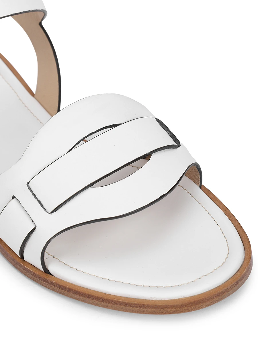 Сандалии кожаные