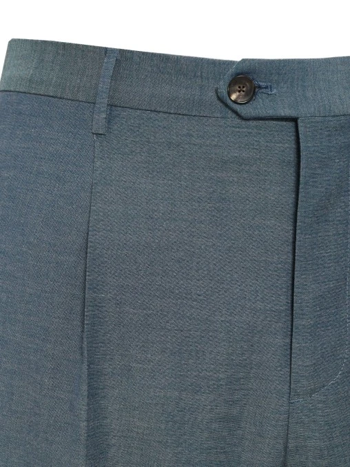 Брюки из шерсти и вискозы ETRO