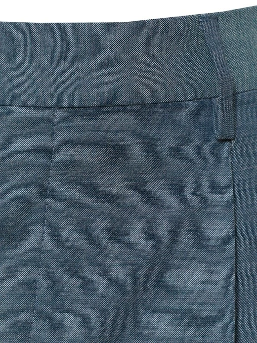 Брюки из шерсти и вискозы ETRO