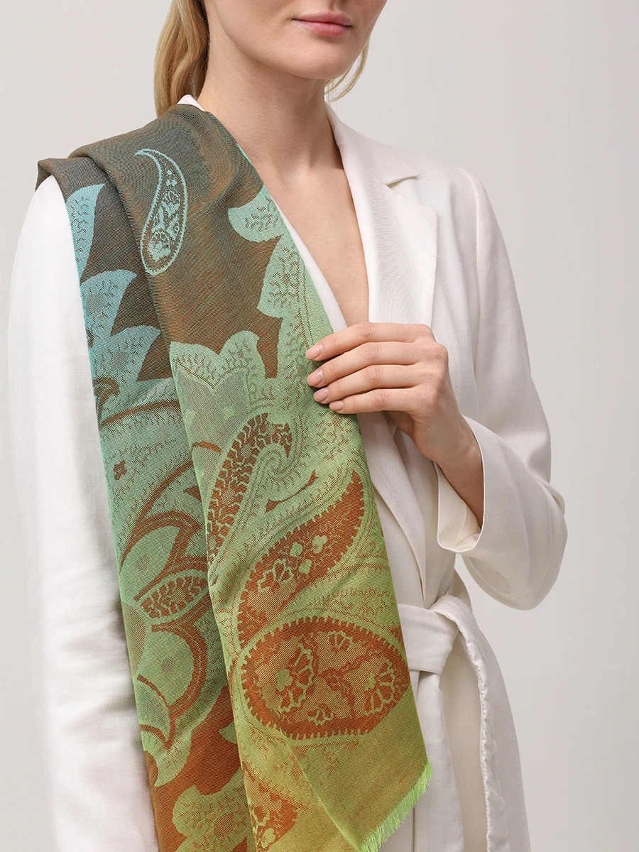 Палантин с принтом