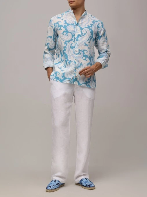 Рубашка льняная ETRO
