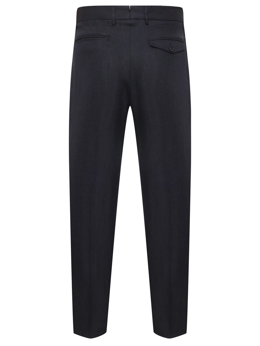 Брюки льняные