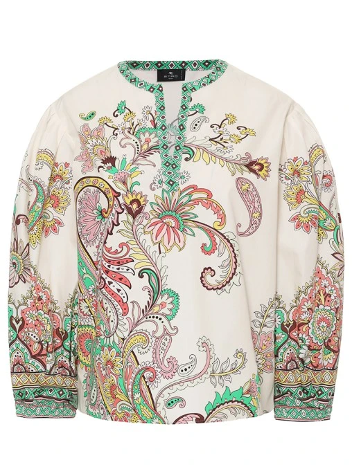 Блуза хлопковая ETRO