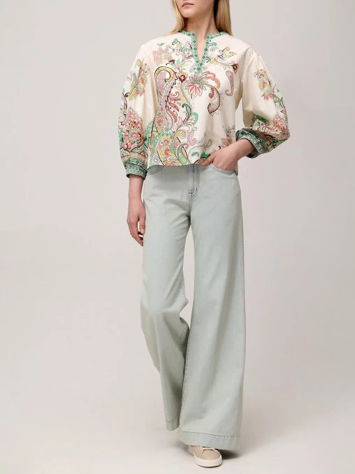 Блуза хлопковая ETRO