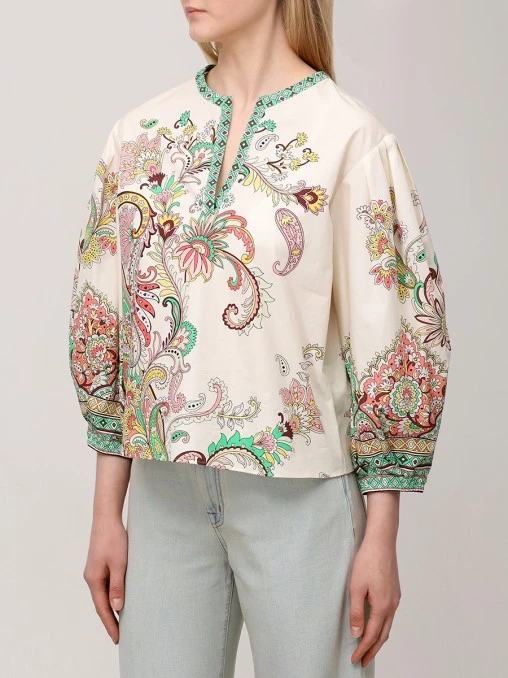 Блуза хлопковая ETRO