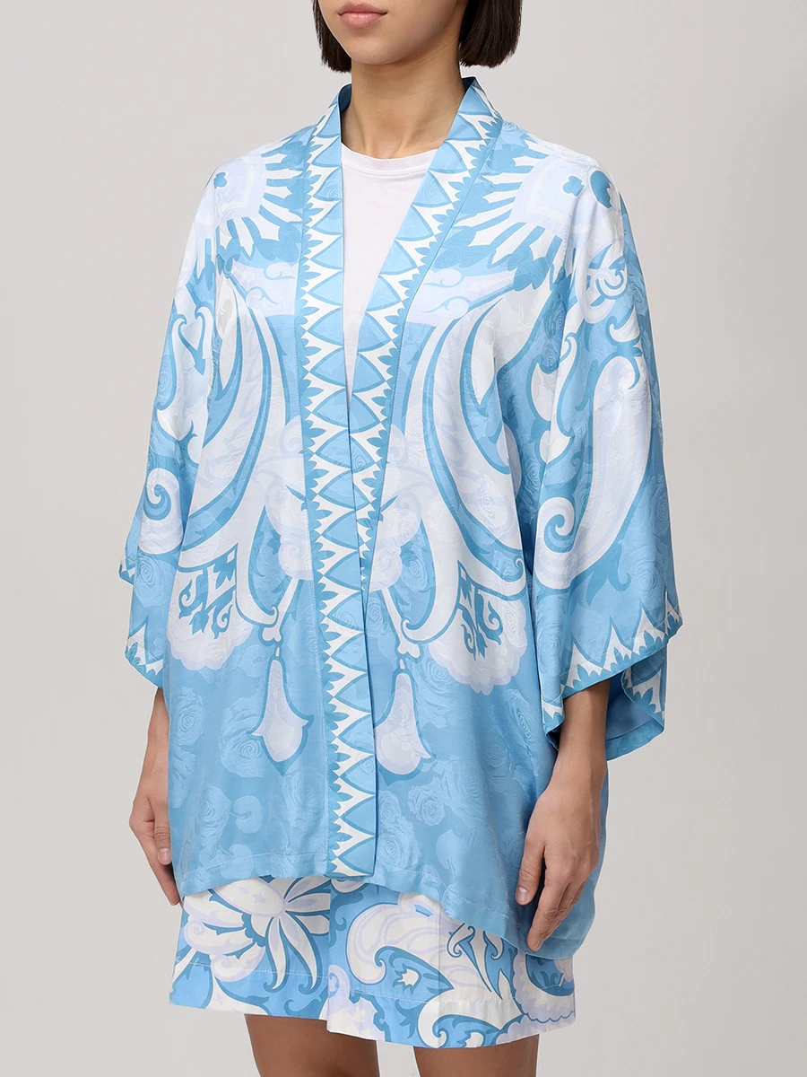 Накидка из вискозы и шелка