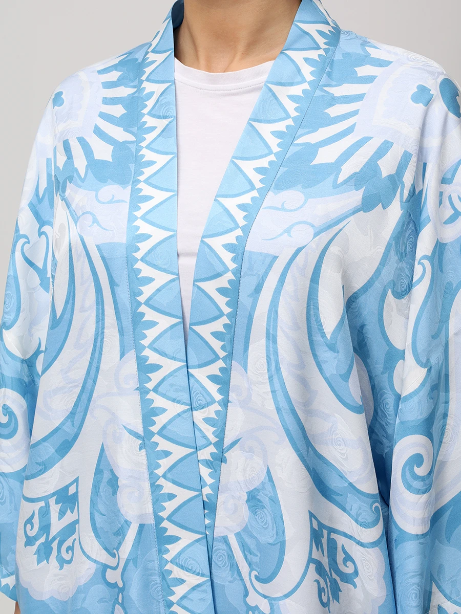 Накидка из вискозы и шелка