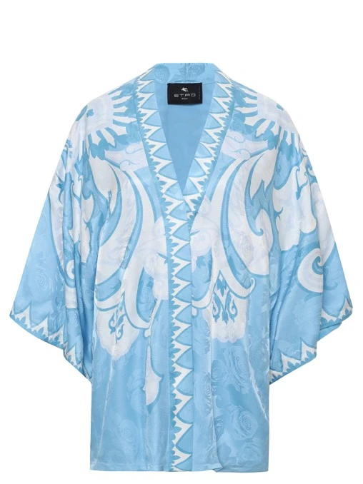 Накидка из вискозы и шелка ETRO