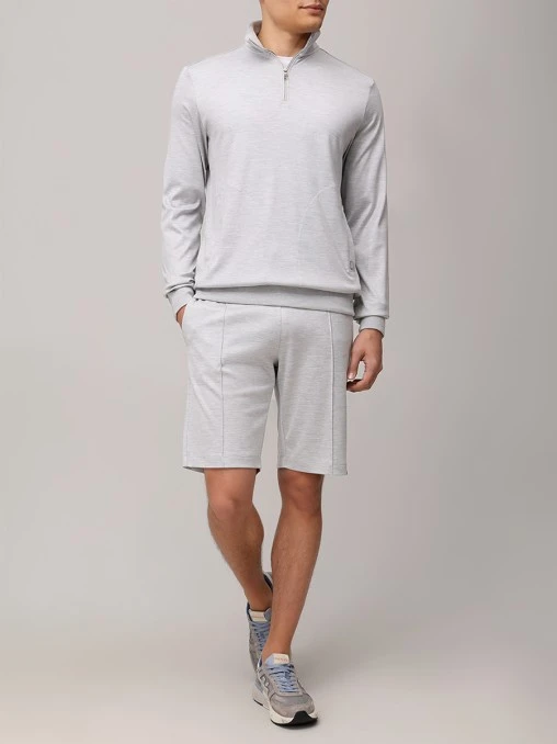 Толстовка из шелка и хлопка PAUL & SHARK