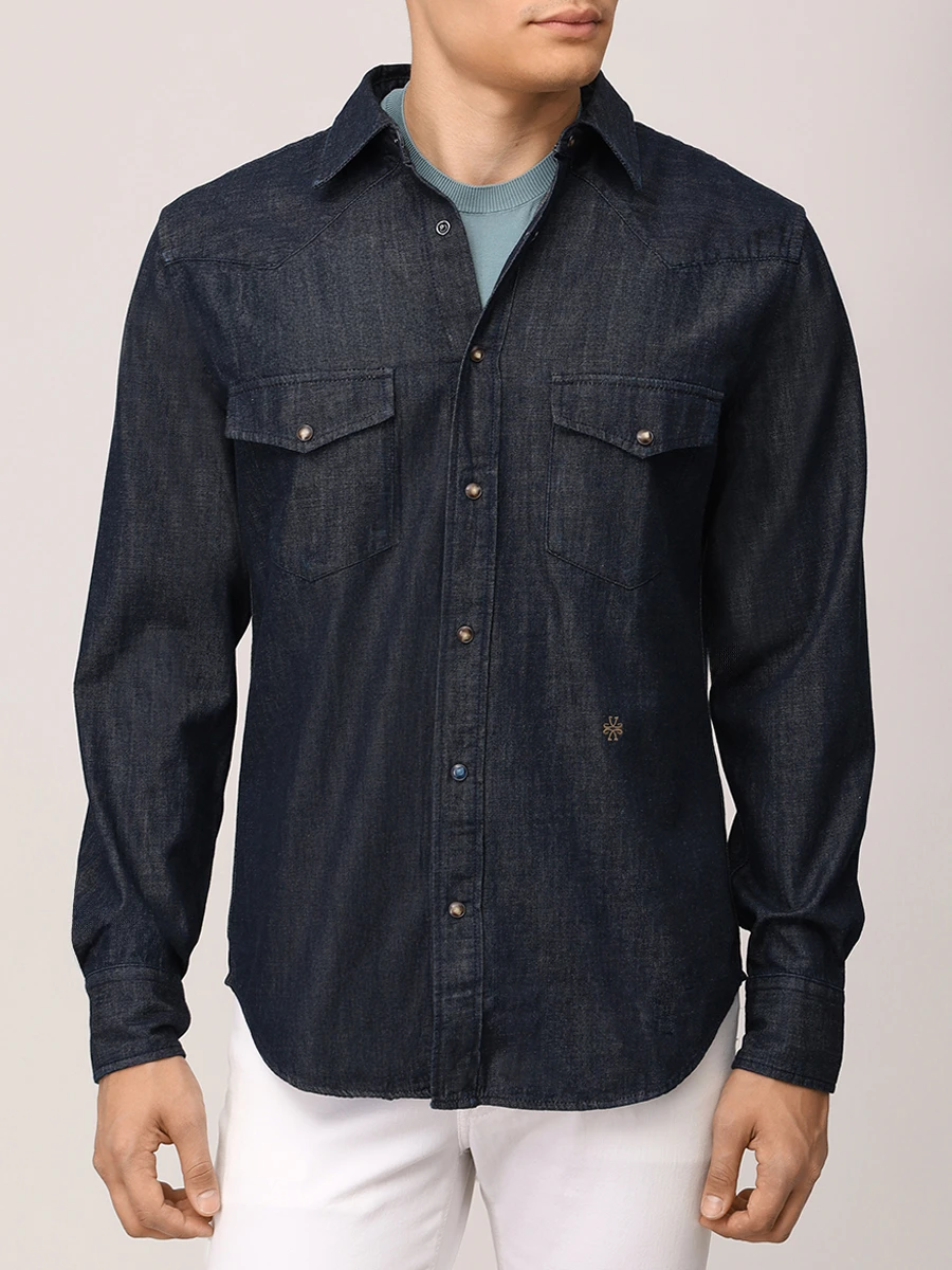 Рубашка Regular Fit джинсовая