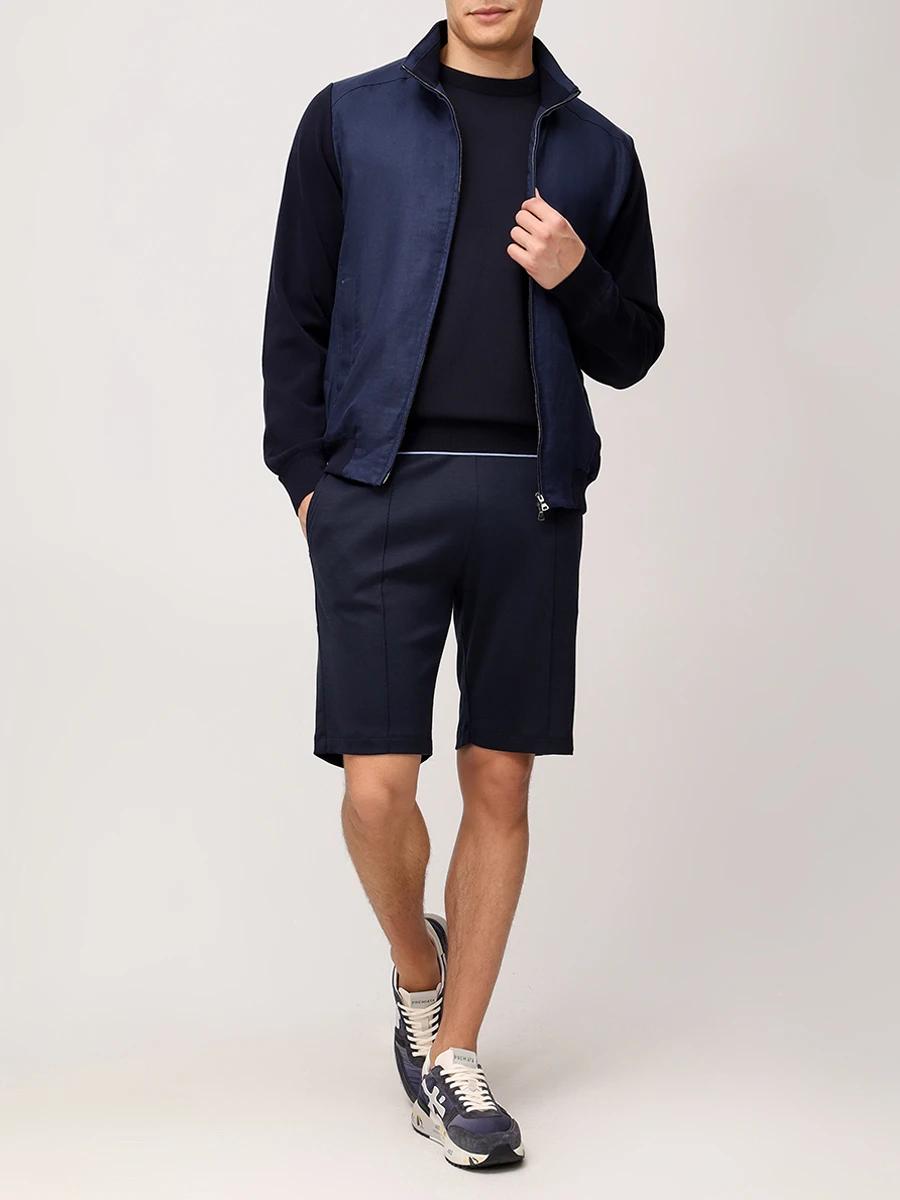 Шорты из шелка и хлопка