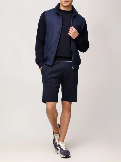 Шорты из шелка и хлопка PAUL & SHARK