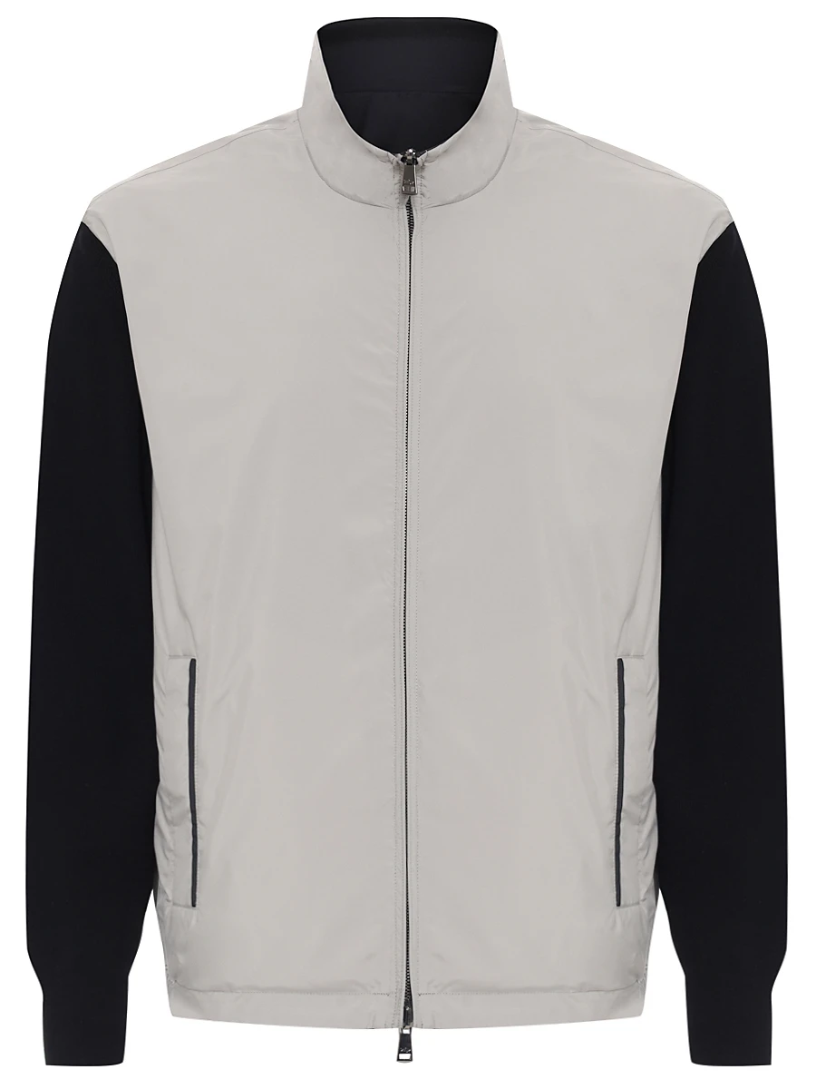 Бомбер комбинированный