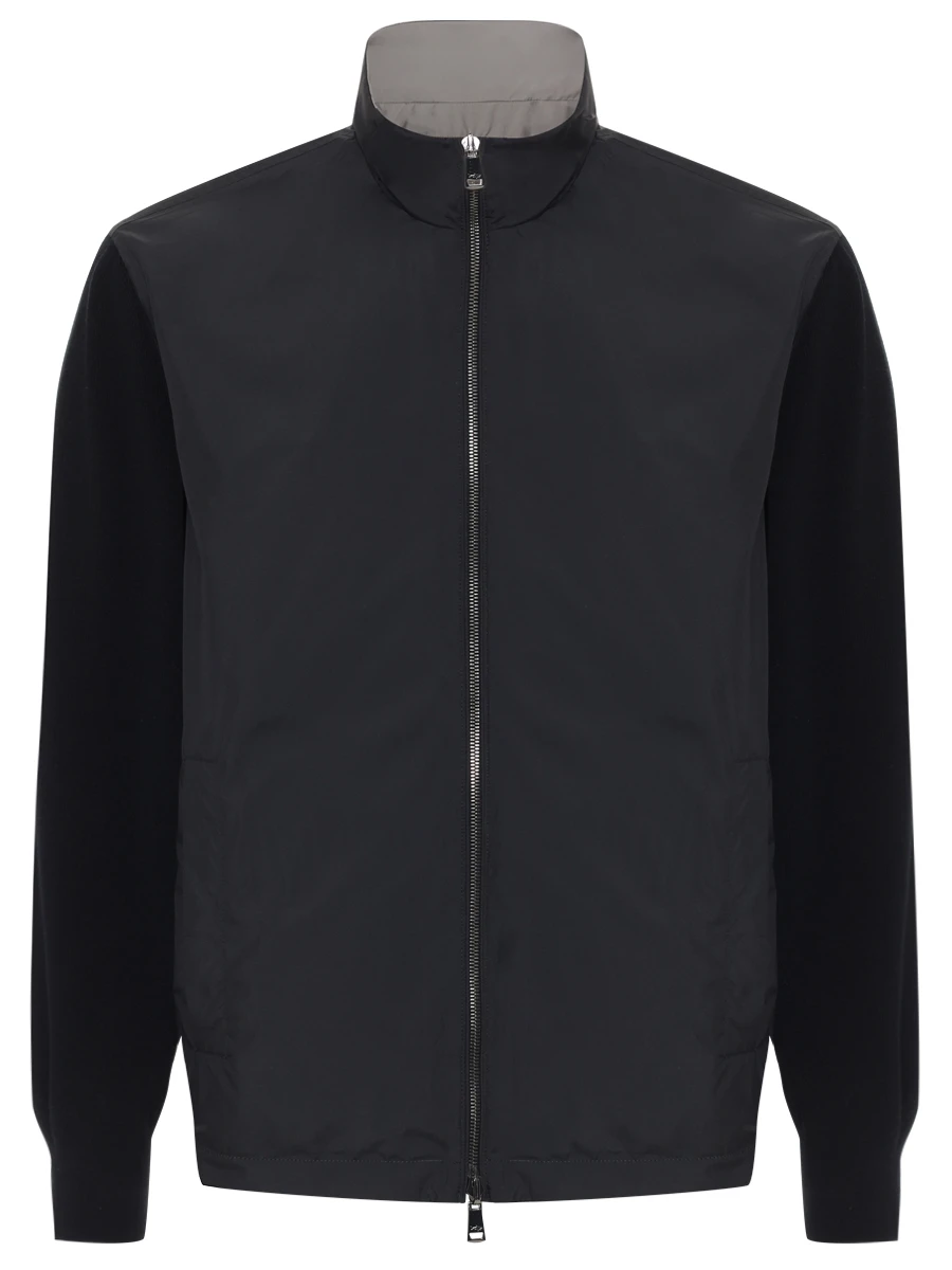 Бомбер комбинированный