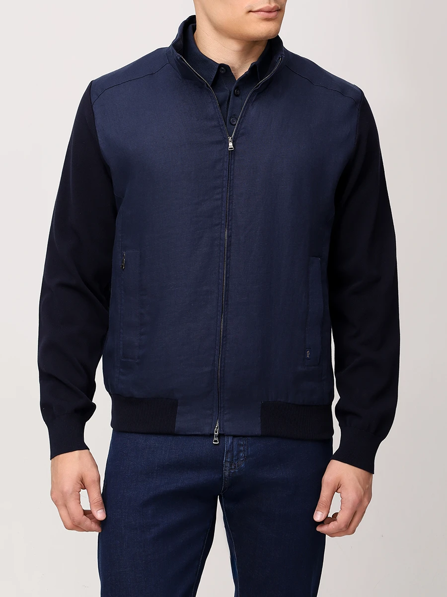 Бомбер комбинированный