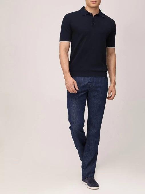 Джинсы Regular Fit хлопковые JACOB COHEN