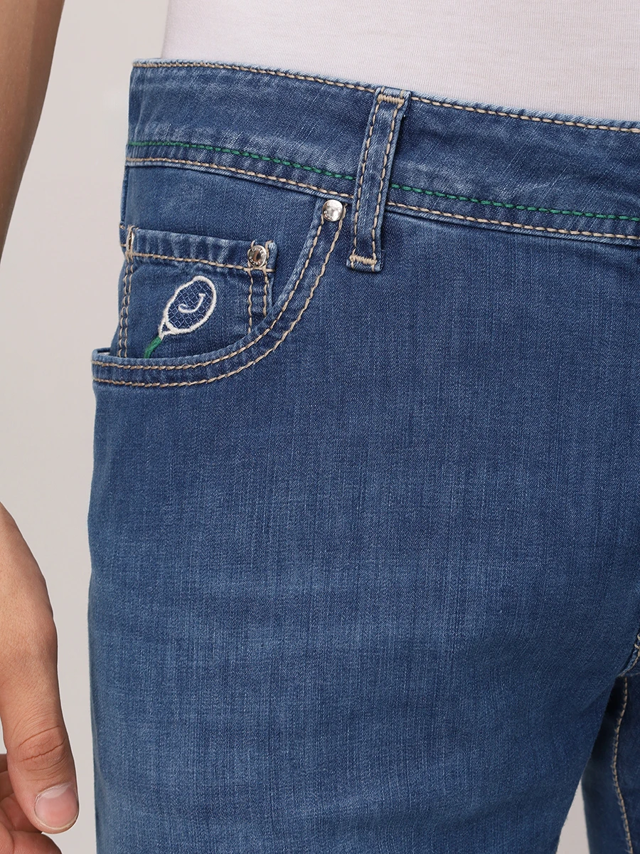 Джинсы Slim Fit хлопковые