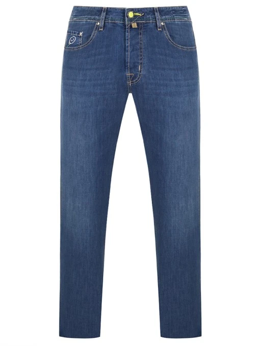 Джинсы Slim Fit хлопковые JACOB COHEN