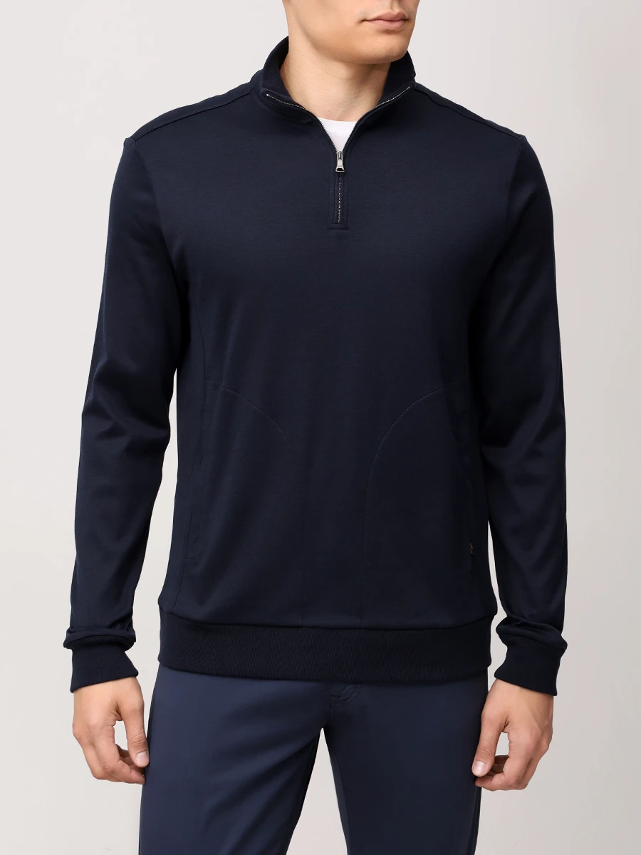 Толстовка из шелка и хлопка