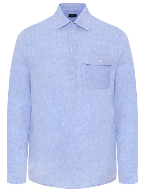 Рубашка Regular Fit льняная PAUL & SHARK