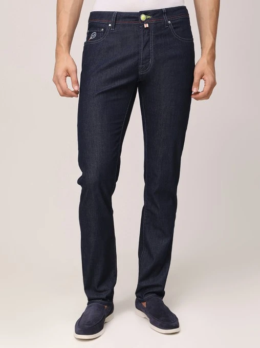 Джинсы Slim Fit хлопковые JACOB COHEN