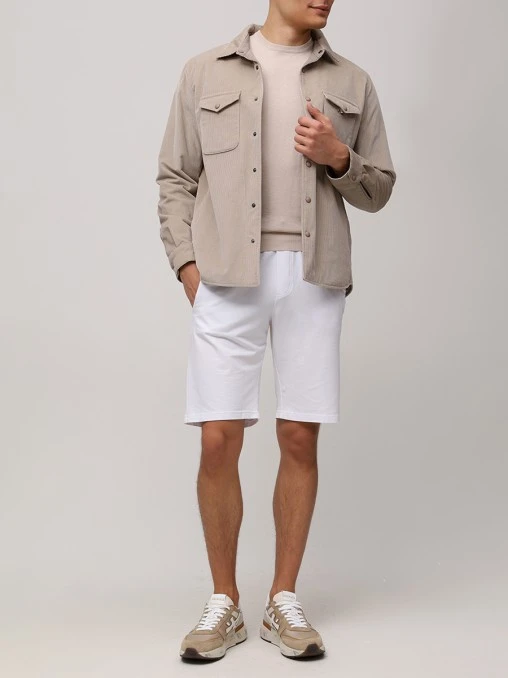 Шорты из лиоцелла и хлопка PAUL & SHARK