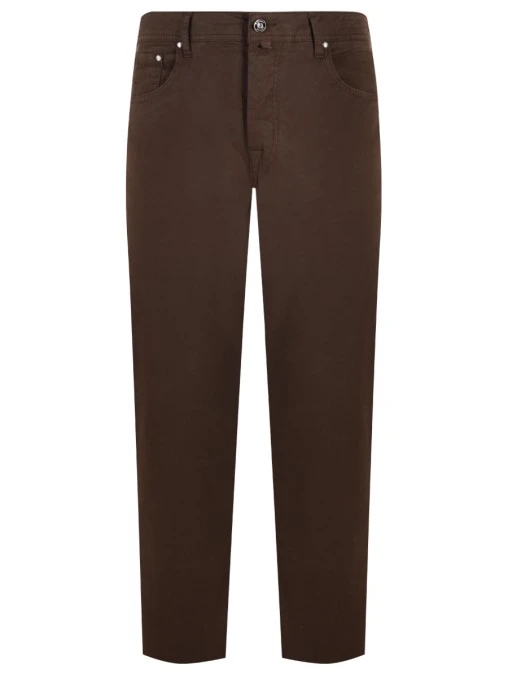 Джинсы Slim Fit хлопковые JACOB COHEN