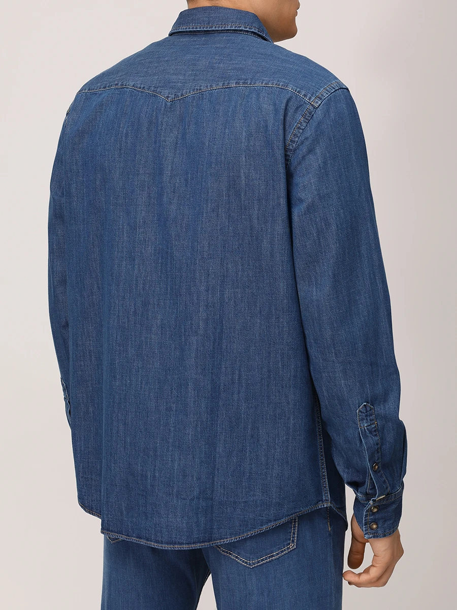 Рубашка Regular Fit джинсовая