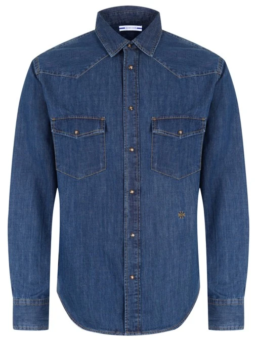 Рубашка Regular Fit джинсовая JACOB COHEN