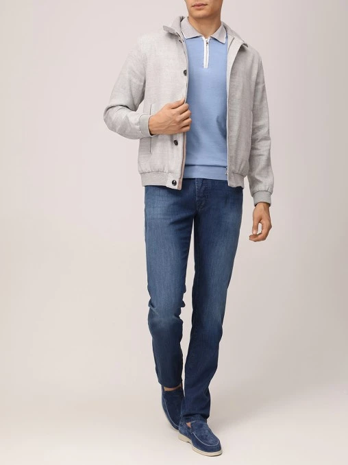 Джинсы Slim Fit хлопковые JACOB COHEN