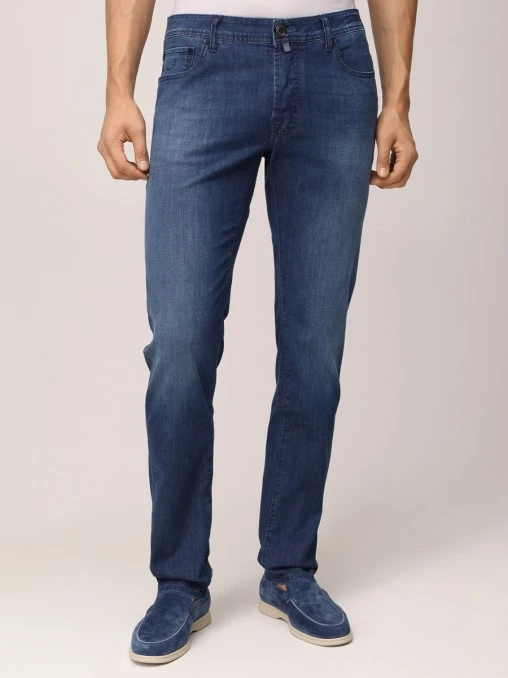 Джинсы Slim Fit хлопковые JACOB COHEN