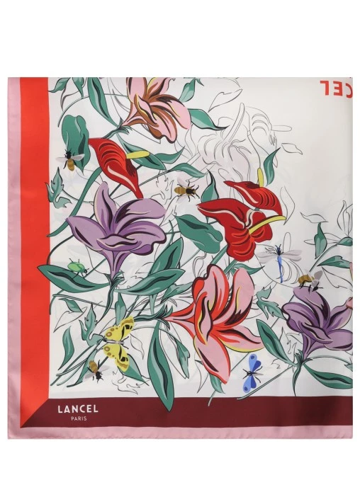 Платок шелковый LANCEL