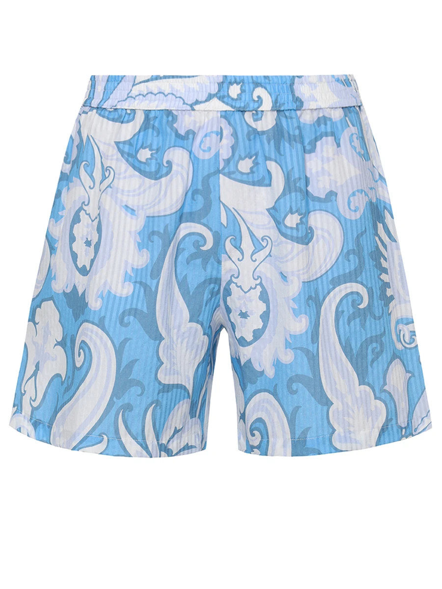 Шорты из хлопка и шелка