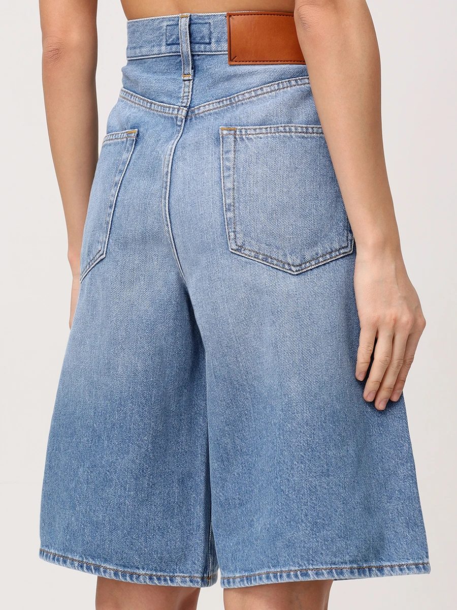 Бермуды джинсовые