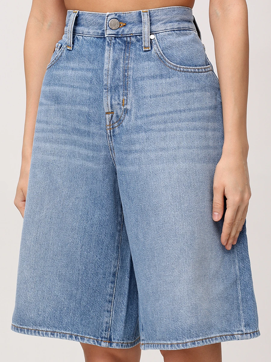 Бермуды джинсовые