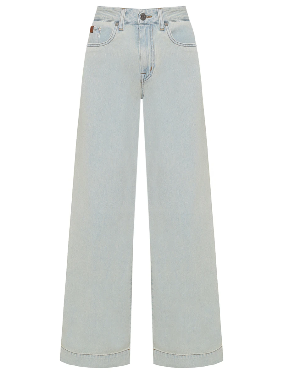 Джинсы-клеш хлопковые