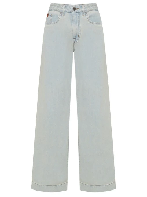 Джинсы-клеш хлопковые JACOB COHEN