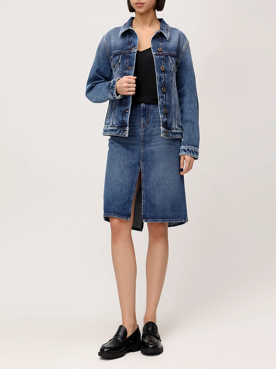 Юбка джинсовая