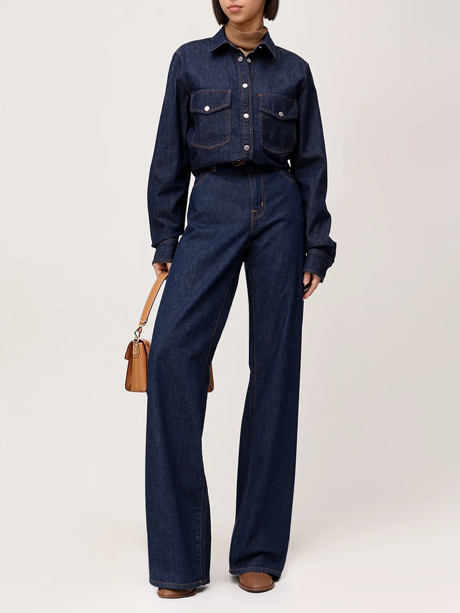 Рубашка джинсовая