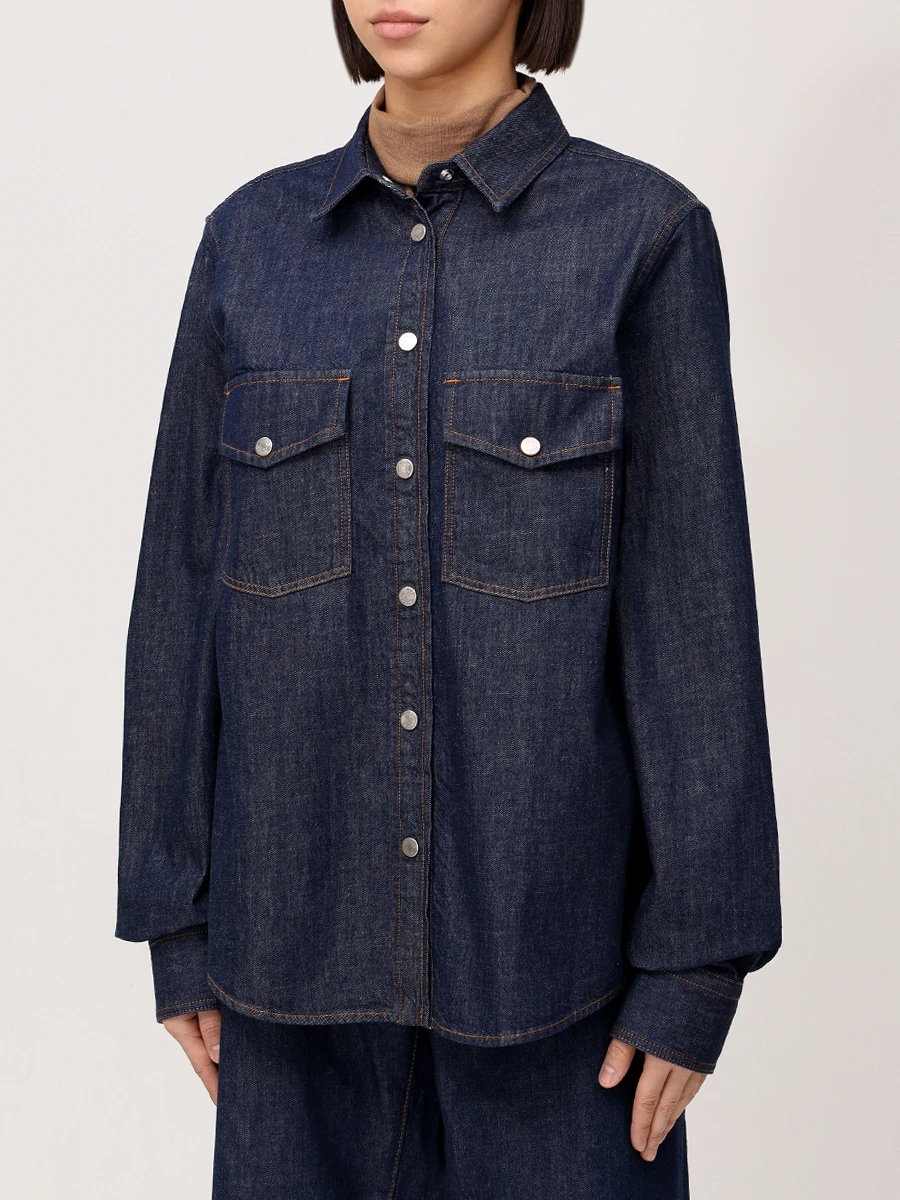 Рубашка джинсовая