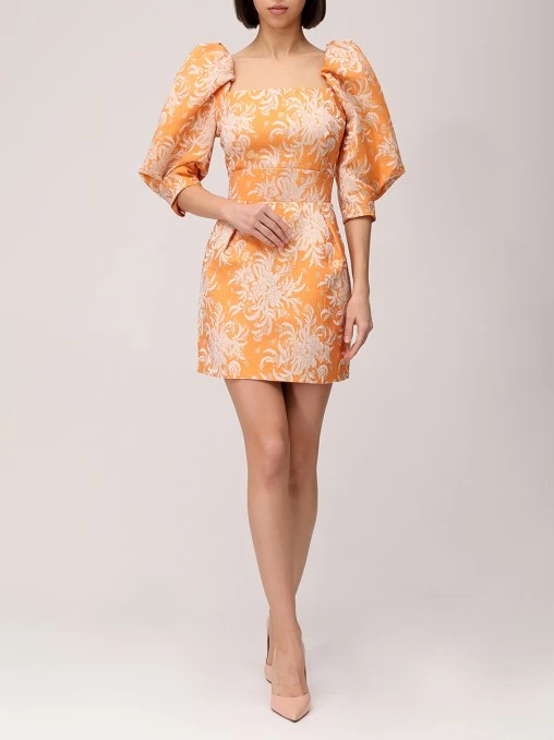 Платье «Скарлет» жаккардовое MUZE