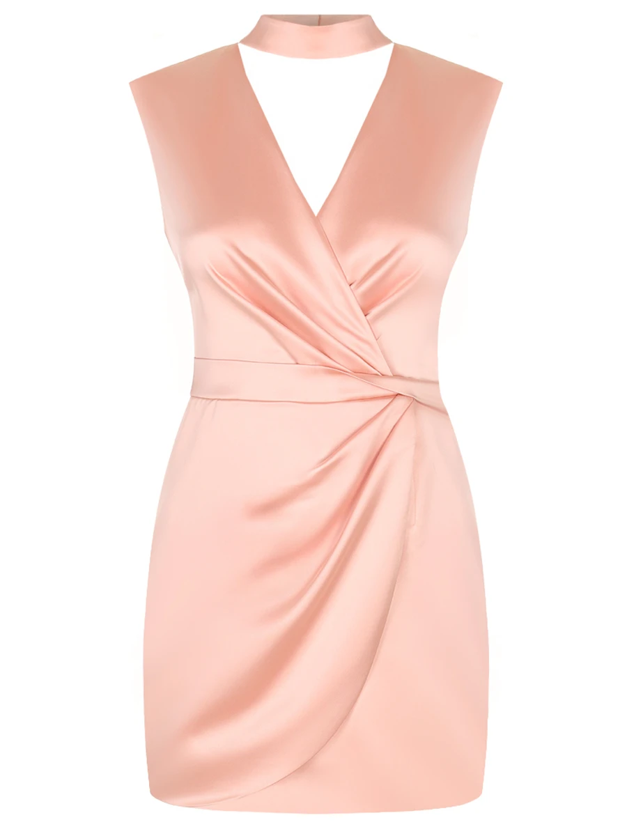 Платье атласное