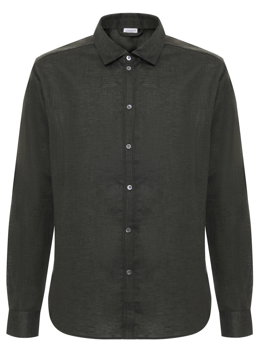 Рубашка изо льна и хлопка