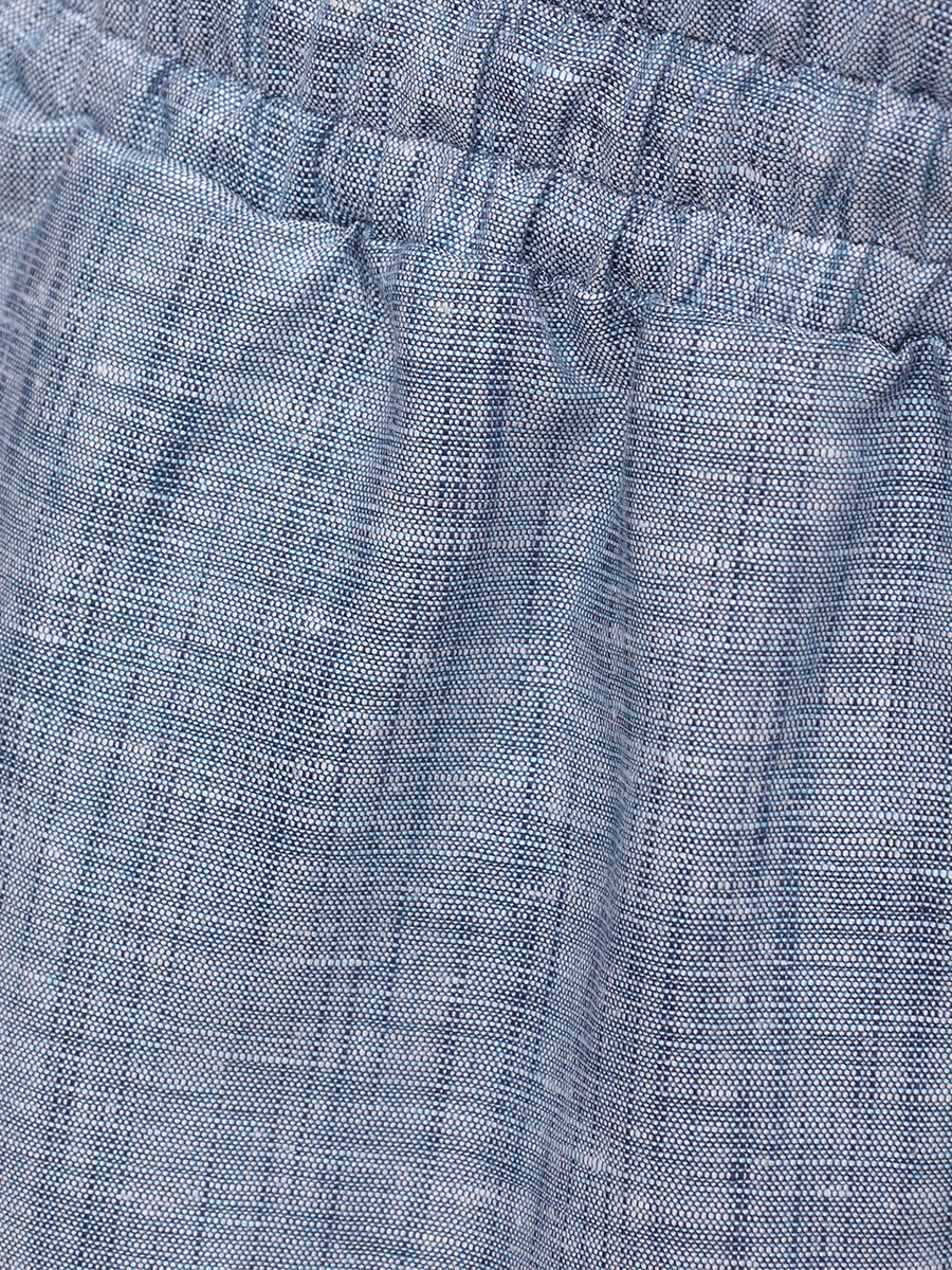 Шорты изо льна и хлопка