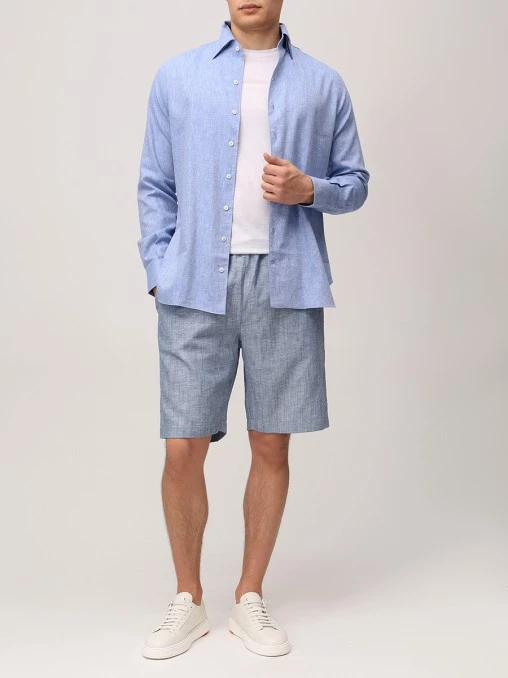 Шорты изо льна и хлопка ZIMMERLI