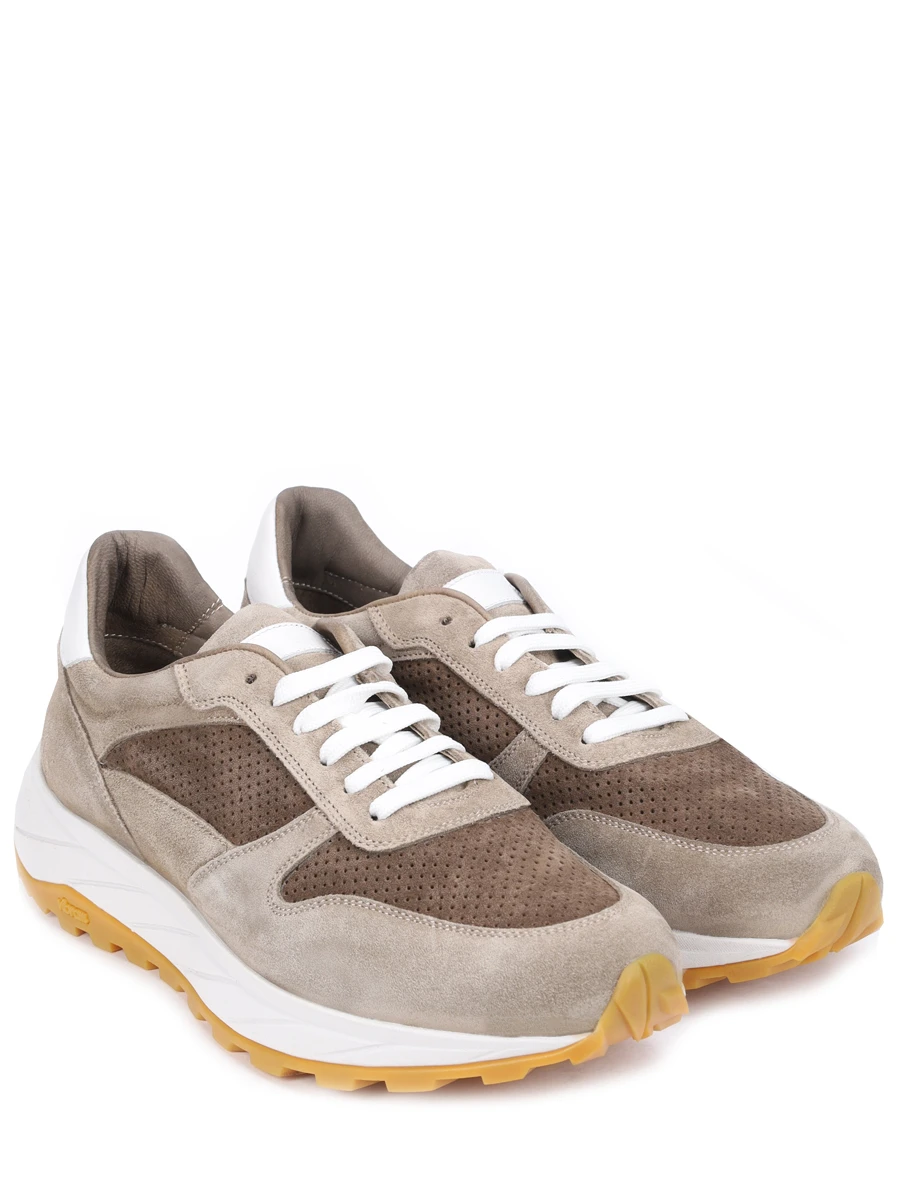 Кроссовки замшевые