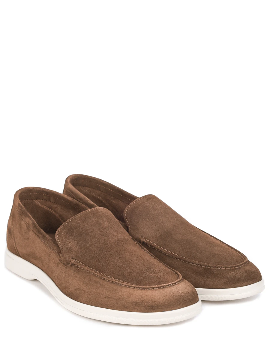 Лоферы замшевые