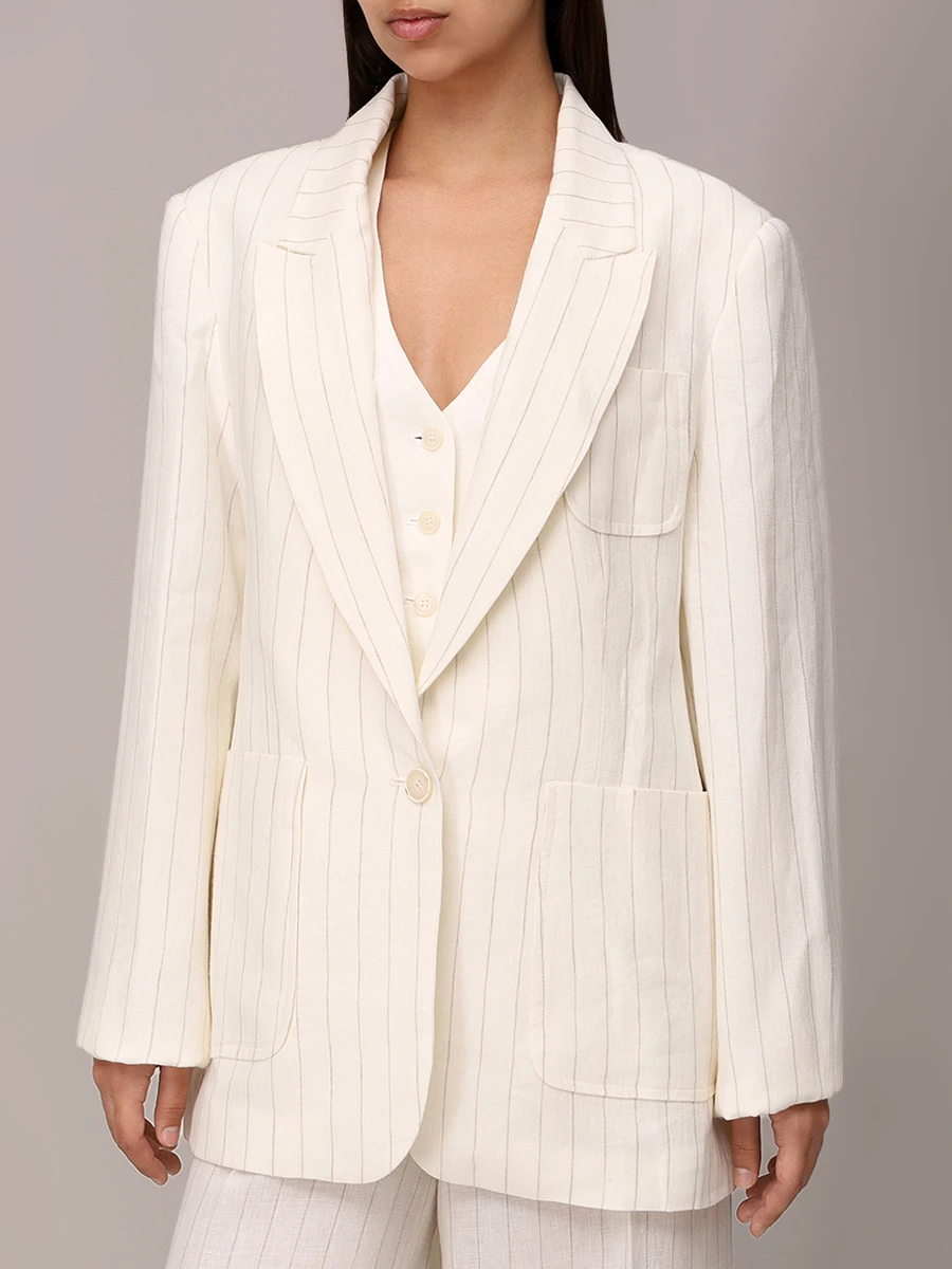 Пиджак льняной