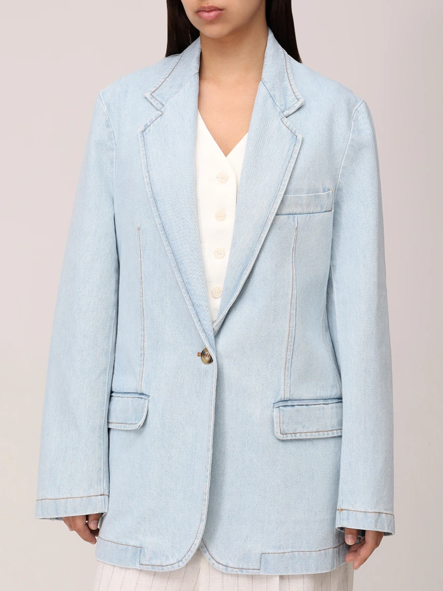Пиджак джинсовый