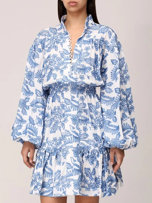 Платье с вышивкой FORTE DEI MARMI COUTURE